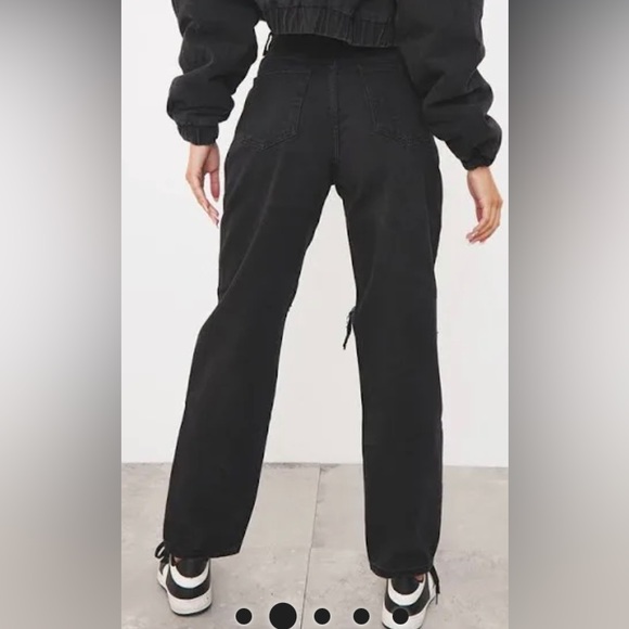 prettying little thing black mom jeans - Picture 2 of 9